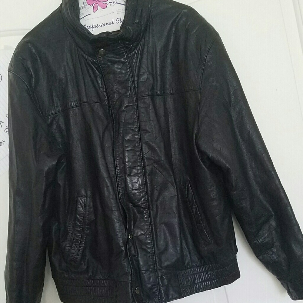 Savile Row Men's Leather Jacket
